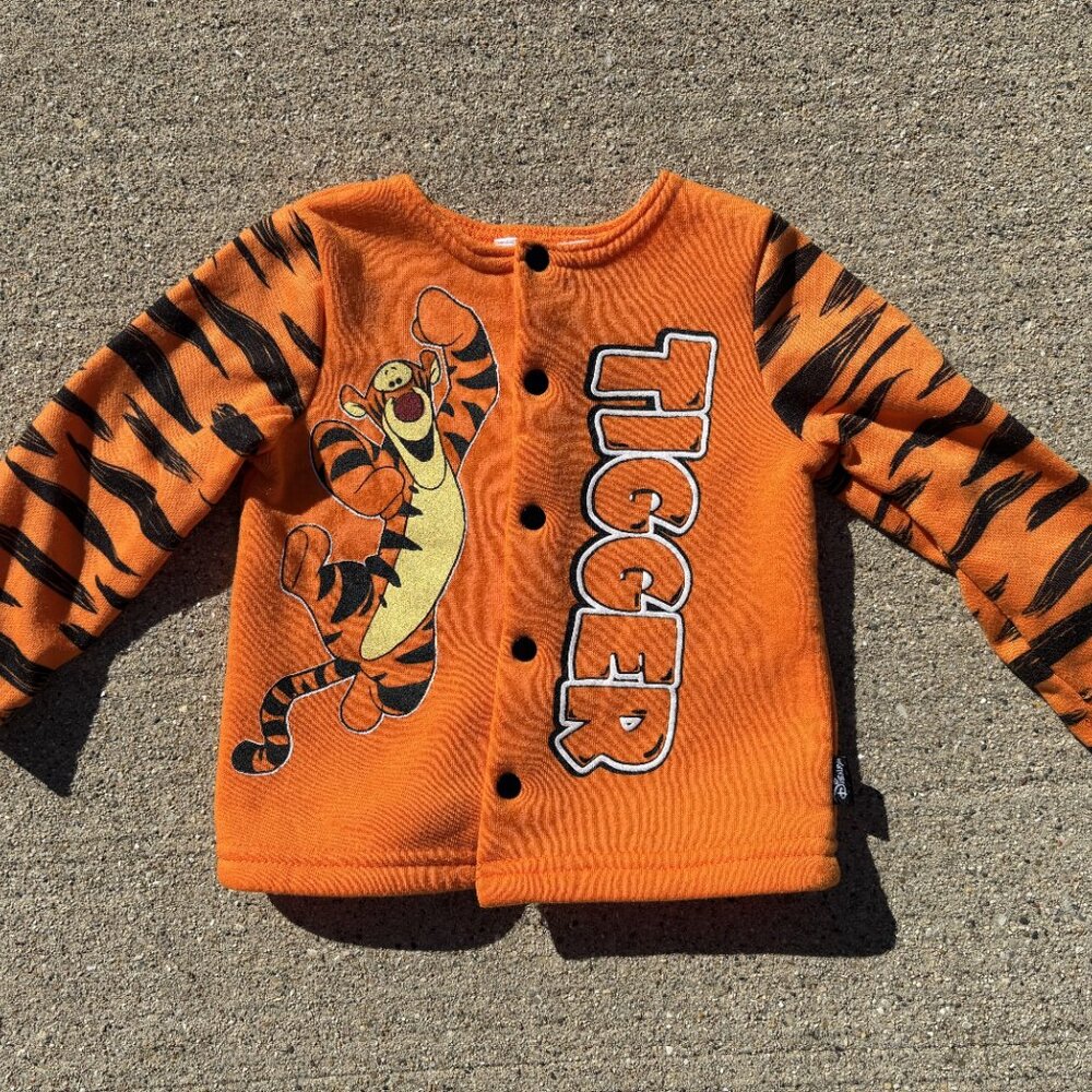Disney Baby Tigger button up sweatshirt size 18 months